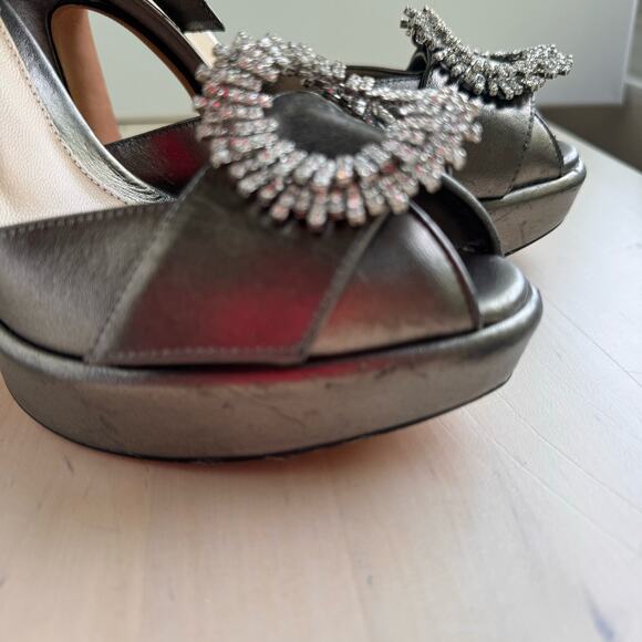 Alexandre Birman MADELINA CURVE 120 PEWTER size 36/ US 6 - Picture 7 of 14